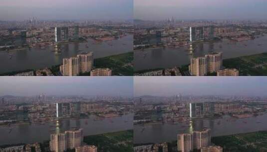 广东省广州市广州之窗航拍高清在线视频素材下载