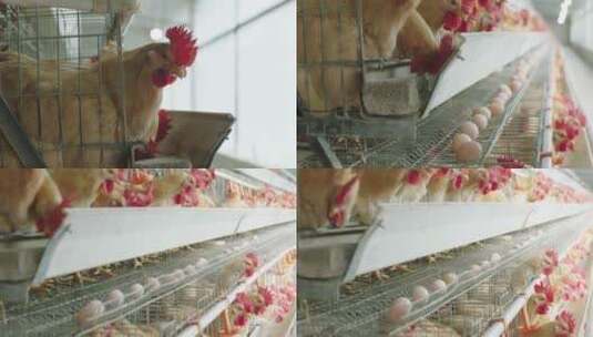 现代化养鸡厂9高清在线视频素材下载