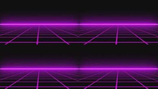 闪烁的紫色网格线高清在线视频素材下载