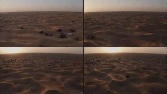 阿联酋阿布扎比沙漠日落2高清在线视频素材下载