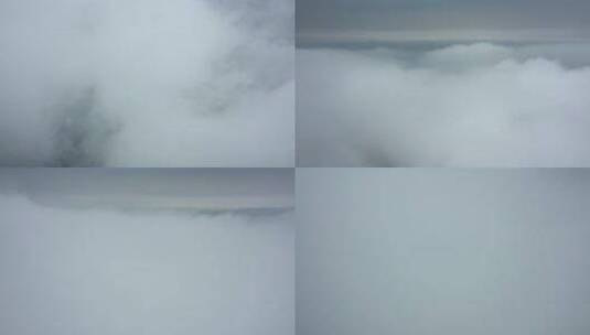 航拍高空云层高清在线视频素材下载