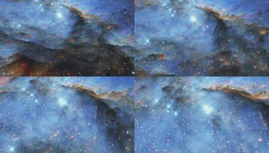 星空宇宙星云背景高清在线视频素材下载