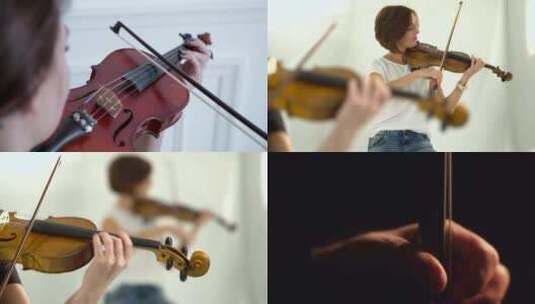 【合集】优雅小提琴演奏演出高清在线视频素材下载