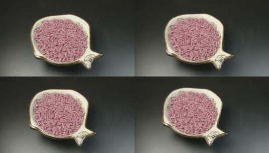 4K粮食紫薯米高清在线视频素材下载