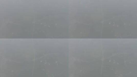雨雾中的乡村航拍高清在线视频素材下载