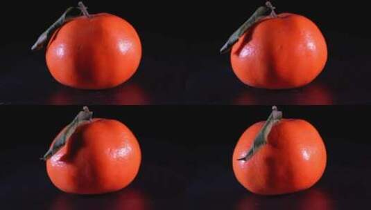 整个橘子橙子桔子皮高清在线视频素材下载