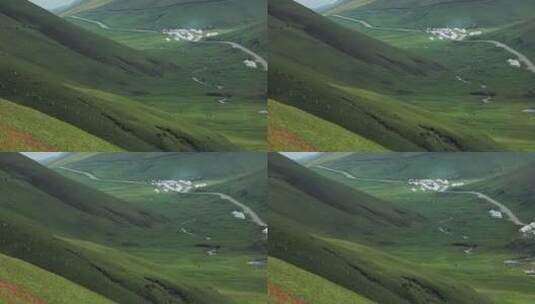 内蒙古蒙古包小镇实景拍摄视频高清在线视频素材下载