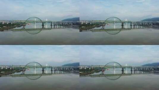 福州高铁高架桥高清在线视频素材下载