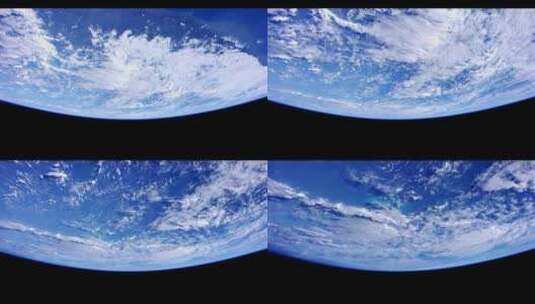 震撼地球太空蓝色唯美高清在线视频素材下载