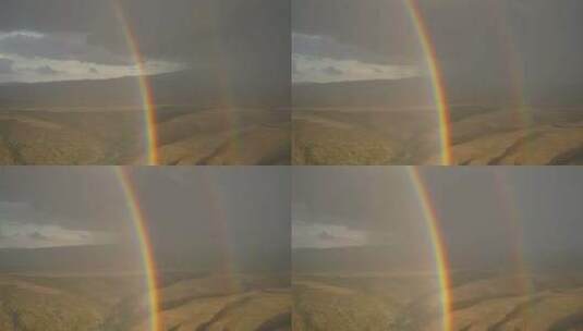 天空的彩虹美丽的自然风光高清在线视频素材下载