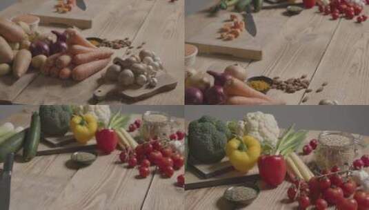 蔬菜 食物 新鲜 高清在线视频素材下载