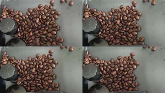 研磨咖啡豆特写【4K】高清在线视频素材下载