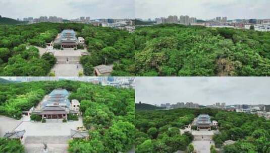 江苏徐州狮子山楚王陵航拍高清在线视频素材下载