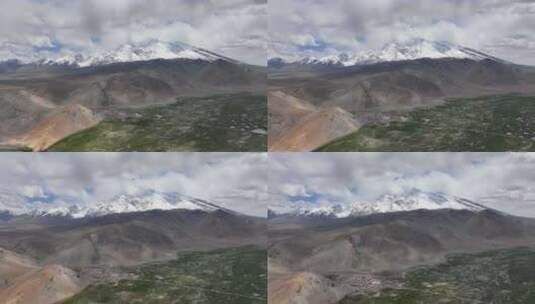 新疆南疆喀什塔县帕米尔高原喀拉库勒湖航拍高清在线视频素材下载