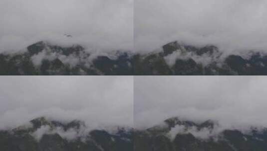 山脉高山云雾变化延时高清在线视频素材下载