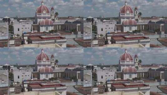 古巴西恩富戈斯人文建筑高清在线视频素材下载
