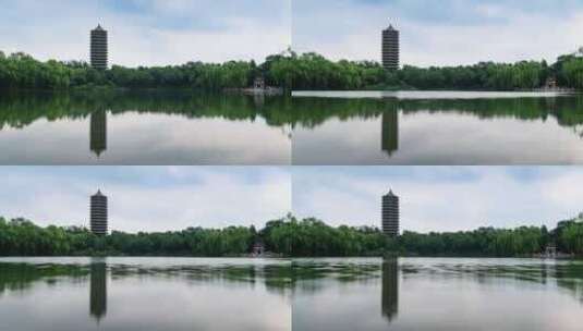 北京大学未名湖高清在线视频素材下载