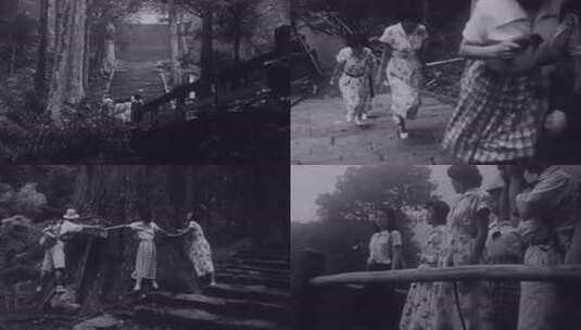 30-40年代 踏青高清在线视频素材下载