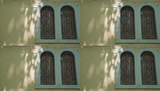 永福路 复兴西路 上海人文 喝咖啡的人高清在线视频素材下载