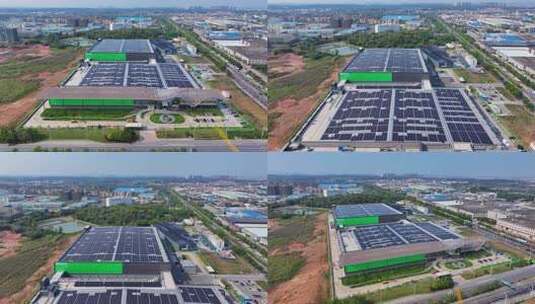 广东屈臣氏食品饮料有限公司三水工厂航拍高清在线视频素材下载