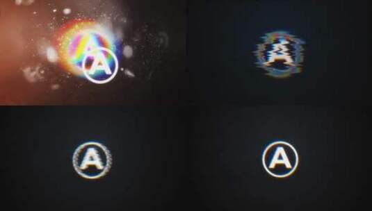 炫彩商标电影电视节目预告片logo展示AE模板高清AE视频素材下载