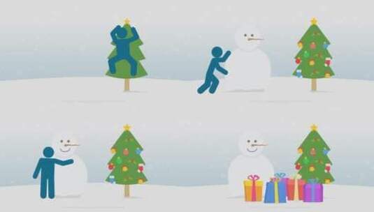 欢乐圣诞庆祝活动宣传动画AE模板高清AE视频素材下载
