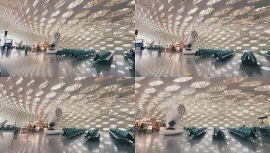 深圳机场候机大厅高清在线视频素材下载