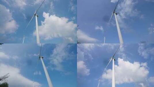60帧风力发电风车高清在线视频素材下载