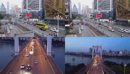 【航拍】车流 城市 交通 （11段）高清在线视频素材下载