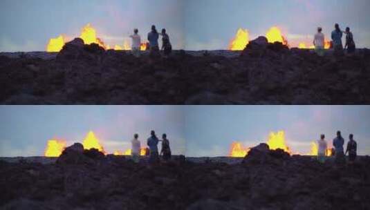 基拉韦厄火山高清在线视频素材下载