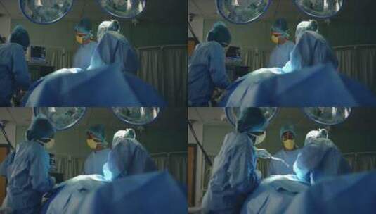 医生在手术室做手术高清在线视频素材下载