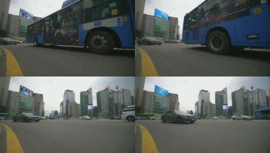 繁忙的城市交通高清在线视频素材下载
