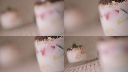 喝盆栽酸奶 (6)高清在线视频素材下载