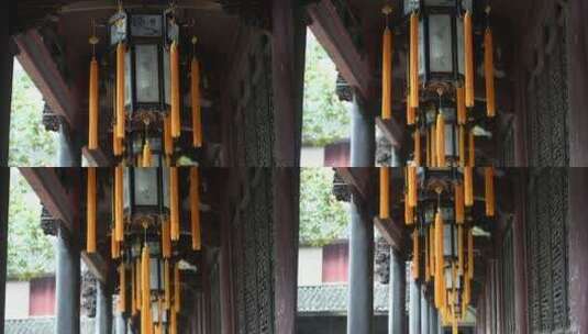 天台山国清寺建筑视频高清在线视频素材下载