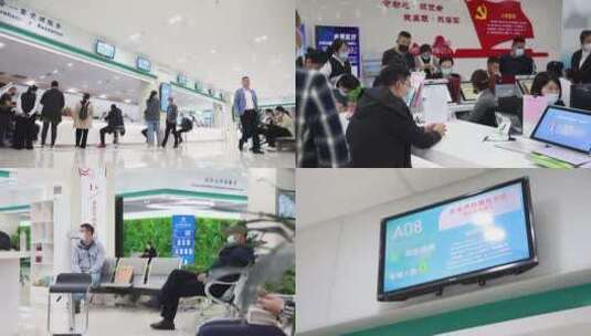机场候车室里的乘客高清在线视频素材下载