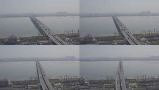 浙江下沙江东大桥高清在线视频素材下载