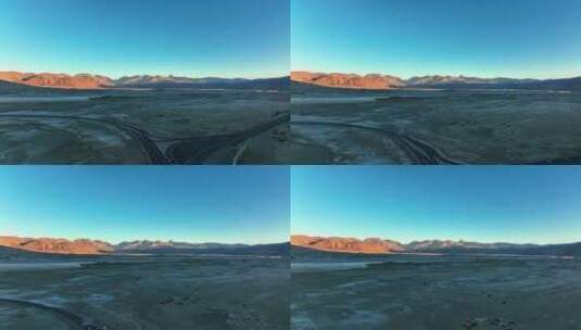 西藏高原日出航拍高清在线视频素材下载