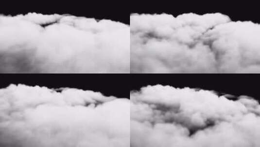【Alpha通道】环境云雾气白云延时动画高清在线视频素材下载