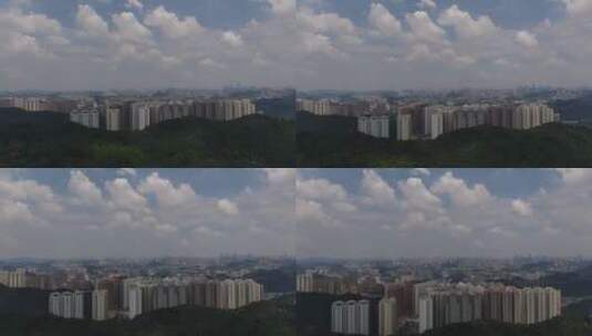 城市航拍贵州贵阳城市建设高清在线视频素材下载