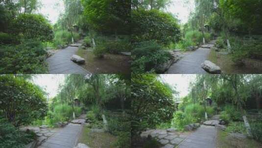 武汉硚口区园博园贵阳园风景高清在线视频素材下载