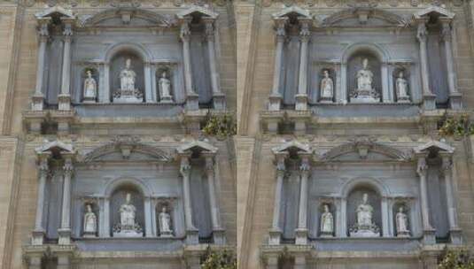 西班牙格拉纳达大教堂高清在线视频素材下载