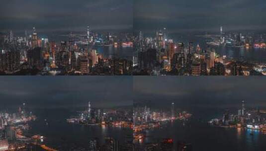 香港城市航拍高清在线视频素材下载