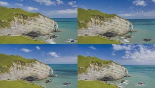 延时拍摄美丽的海岸高清在线视频素材下载