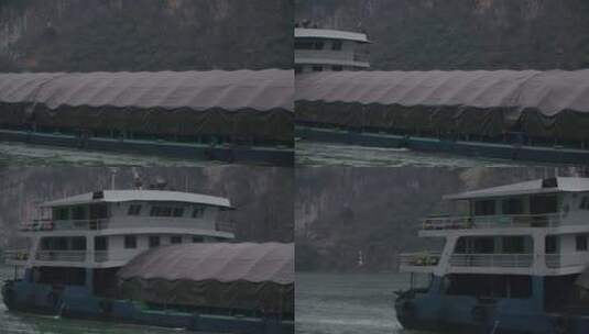 湖北宜昌货船高清在线视频素材下载
