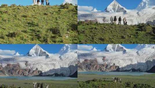 西藏萨普神山高清在线视频素材下载