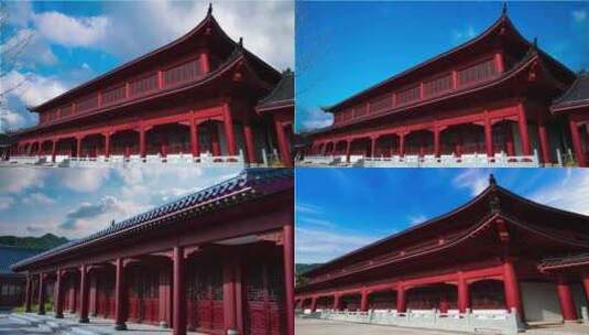 中国风古建筑风光延时摄影视频素材高清在线视频素材下载