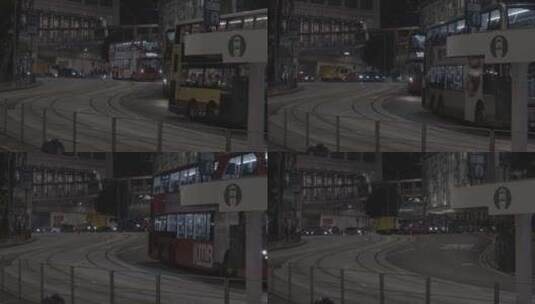 香港街景公交车高清在线视频素材下载