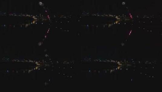 古楼夜景 城市夜景 烟花实拍 4769高清在线视频素材下载