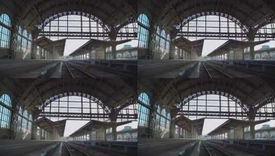 列车站台高清在线视频素材下载