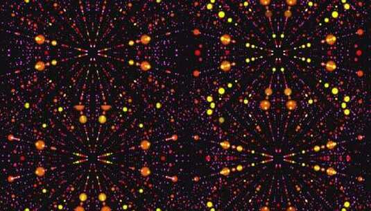 抽象彩色粒子背景循环V5高清在线视频素材下载